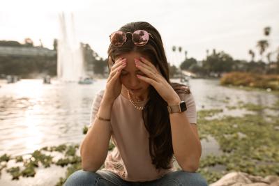 Woman doubting